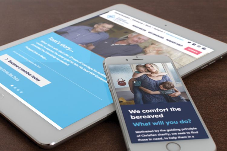 New website for charity SVP puts real stories front and centre