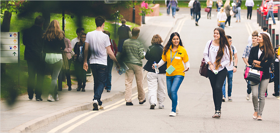 University of Warwick students on campus