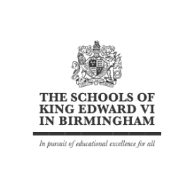 The Schools of King Edward VI in Birmingham logo/crest (grey)
