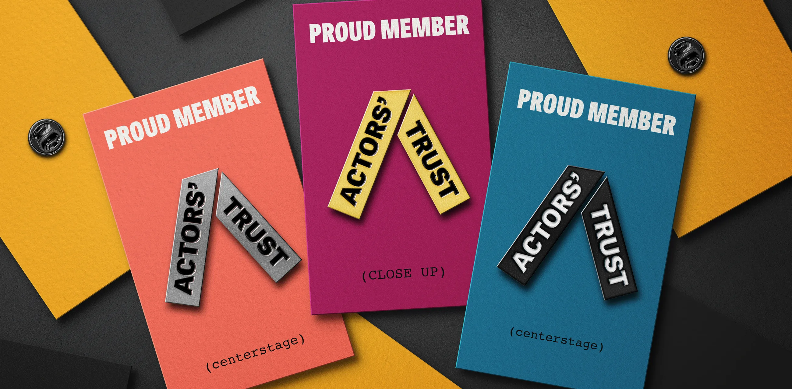 Actors' Trust member badges